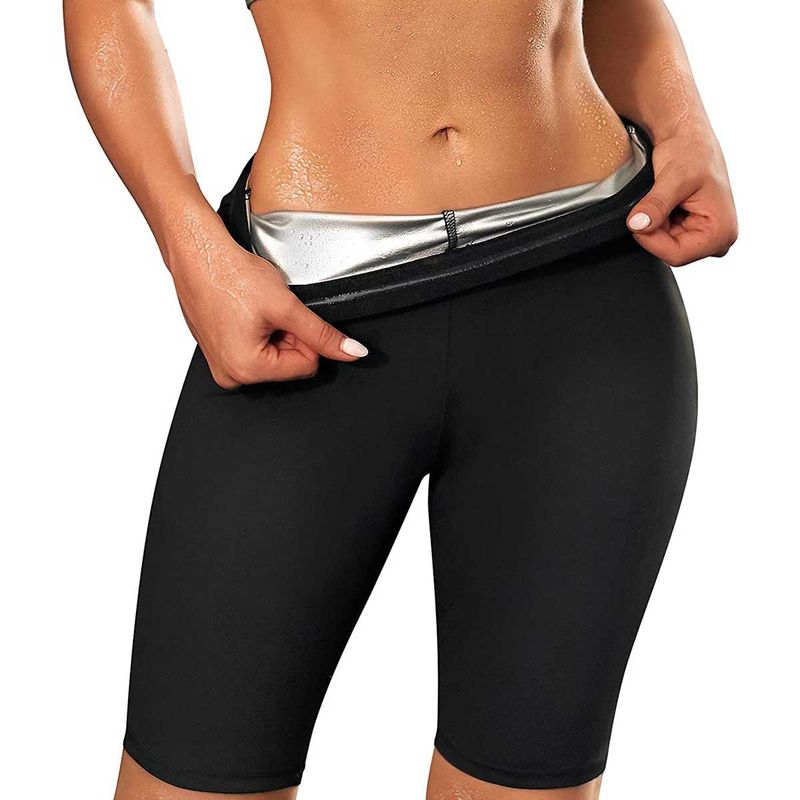 EVERSO - Leggings Pantalones Cortos Efecto SaunaCaliente