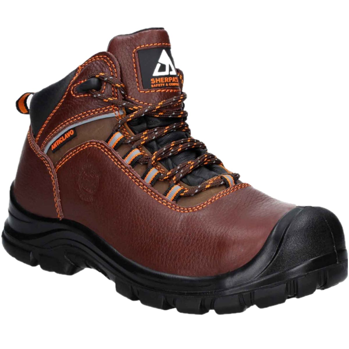SHERPAS - ZAPATO DE SEGURIDAD ANTIRESBALANTE SHERPAS SH406 HOMBRE