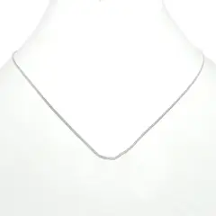 COGGIOLA - Cadena Grumet Fina 40cm Plata Fina 925.