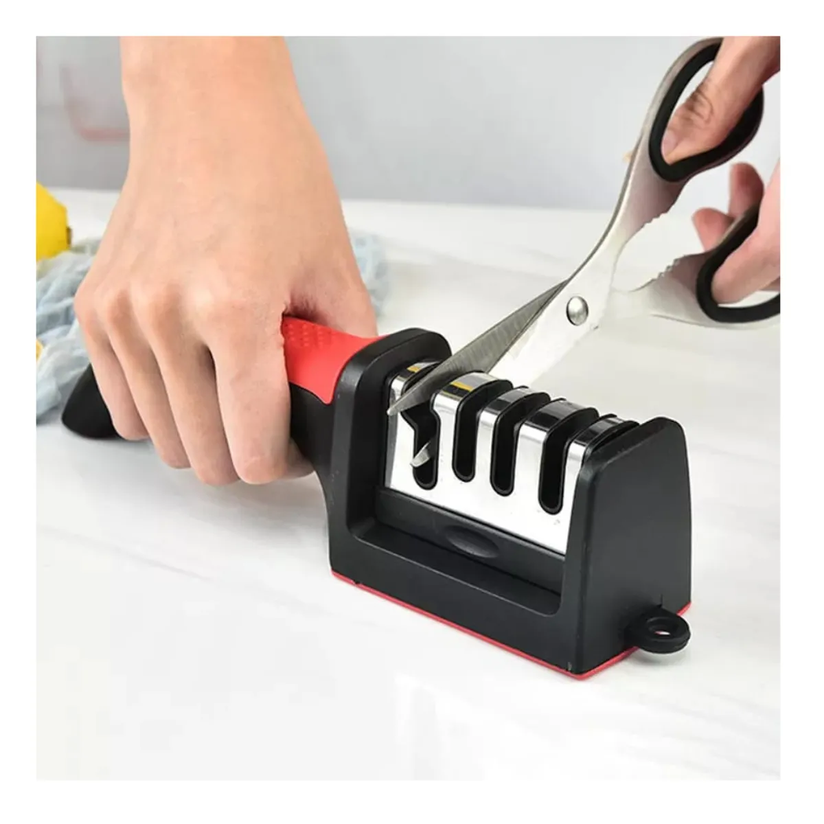 GENERICO - AFILADOR DE CUCHILLO MANUAL 3 ETAPAS