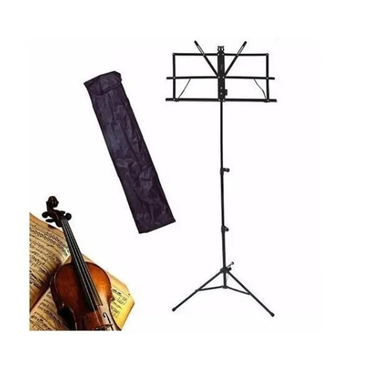 OFERTABKN - Atril Para Partitura Con Funda Para Transportar Regulable