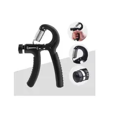 GENERICO - Ejercitador Antebrazo Mano Muñeca Graduable 5 A 60 Kg Negro