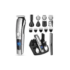 GENERICO - Cortadora De Pelo Profesional Y Barba 11 En 1 Recargable