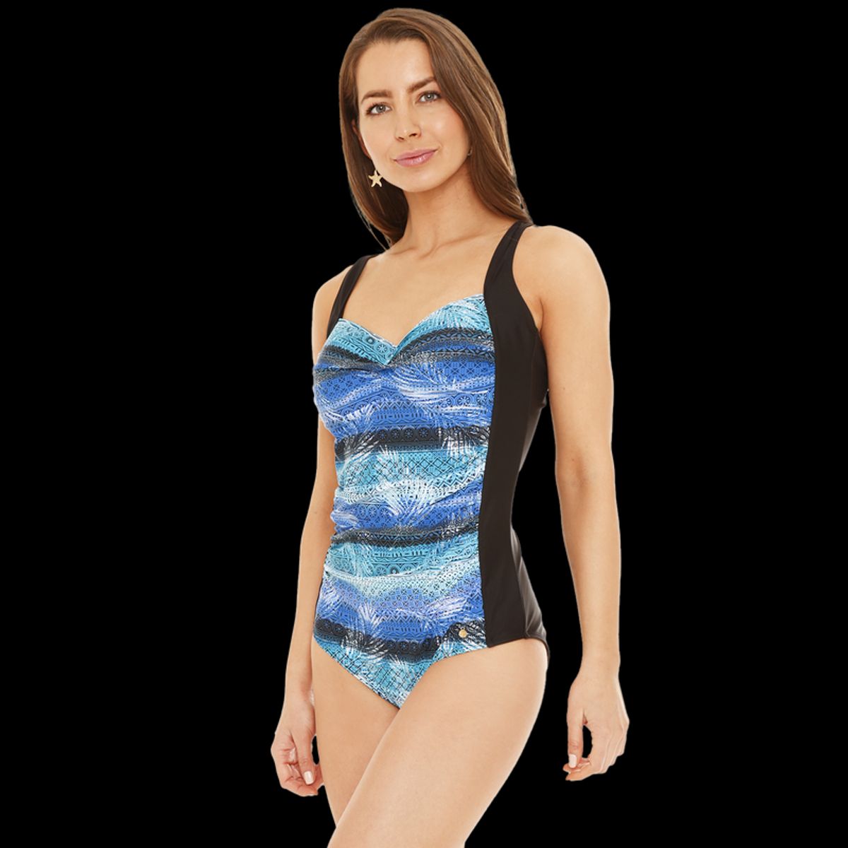 H2O WEAR - Traje de Baño Entero Mujer Control Hebilla H2O Wear Turquesa - Azul