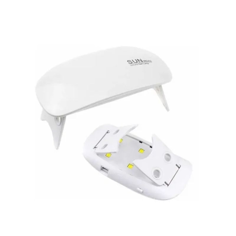 GENERICO - Mini Lámpara  De Uñas Uv Led Sun Mini Color Blanco
