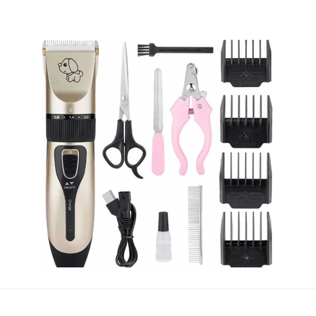 GENERICO - Maquina Cortadora de Pelo Mascota Perro y Gato