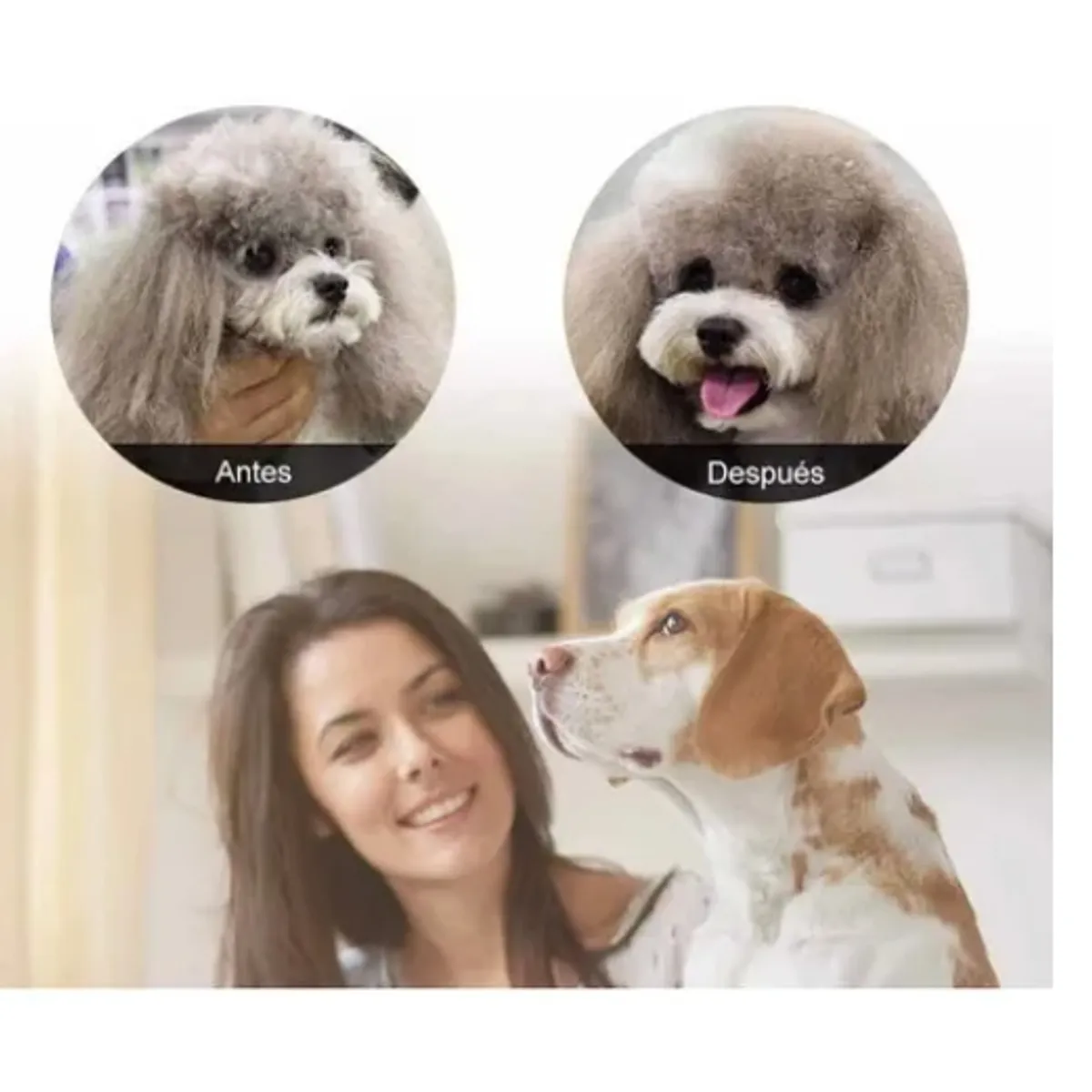 GENERICO - Maquina Cortadora de Pelo Mascota Perro y Gato