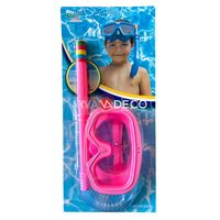 SET SNORKEL PARA NIÑOS ROSADO