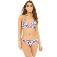 H2O WEAR - Traje de Baño Bikini Mujer Triangulo Reversible Azul - Azul