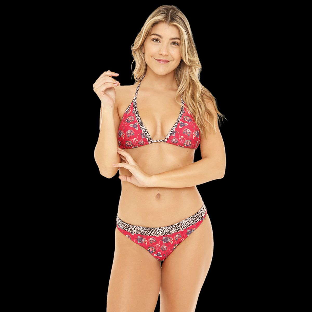 H2O WEAR - Traje de Baño Bikini Mujer H2O Wear Triangulo Compose Rojo - Rojo