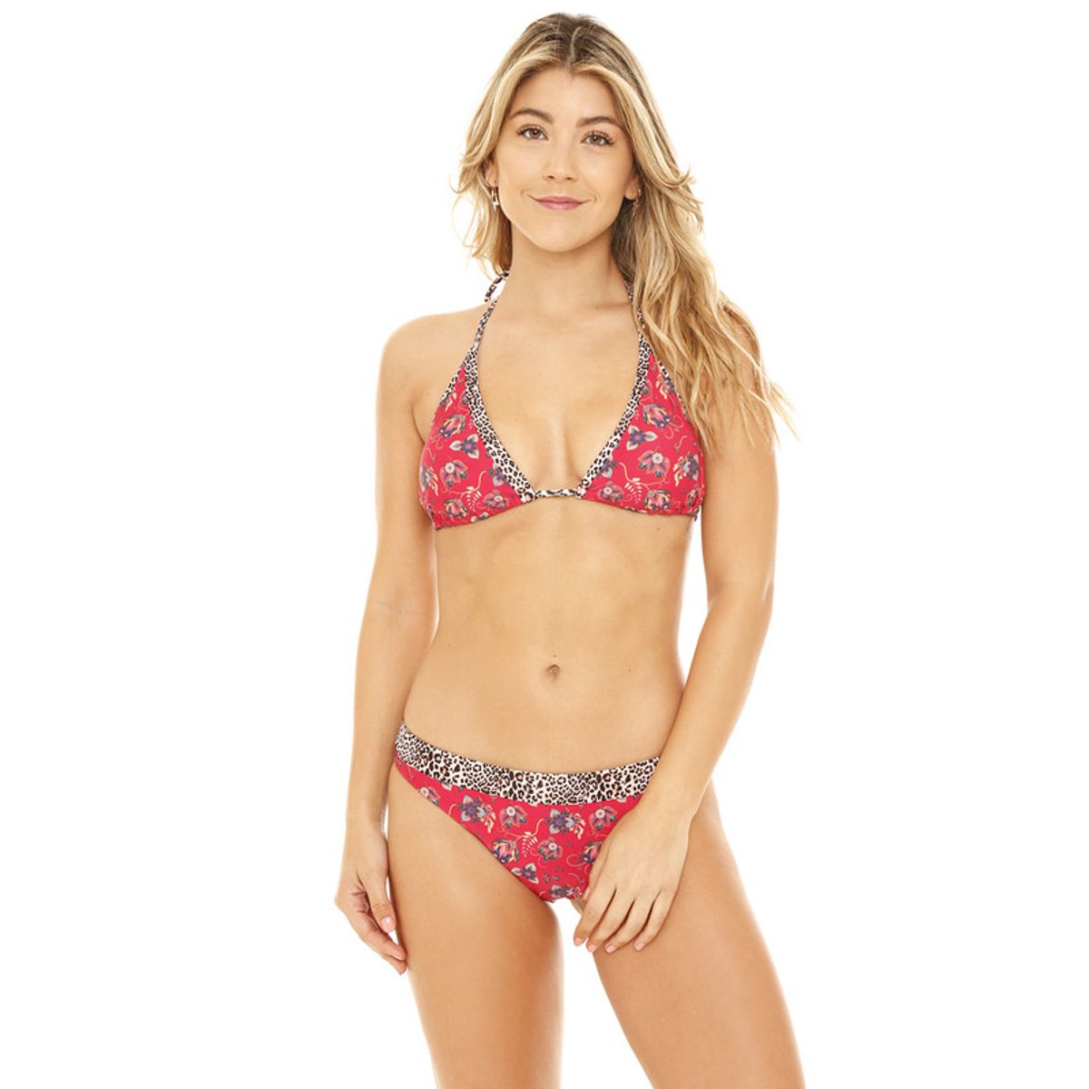 H2O WEAR - Traje de Baño Bikini Mujer H2O Wear Triangulo Compose Rojo - Rojo