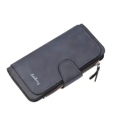 BAELLERRY - Billetera Larga Cuero Pu Lujo Moda Casual Mujer