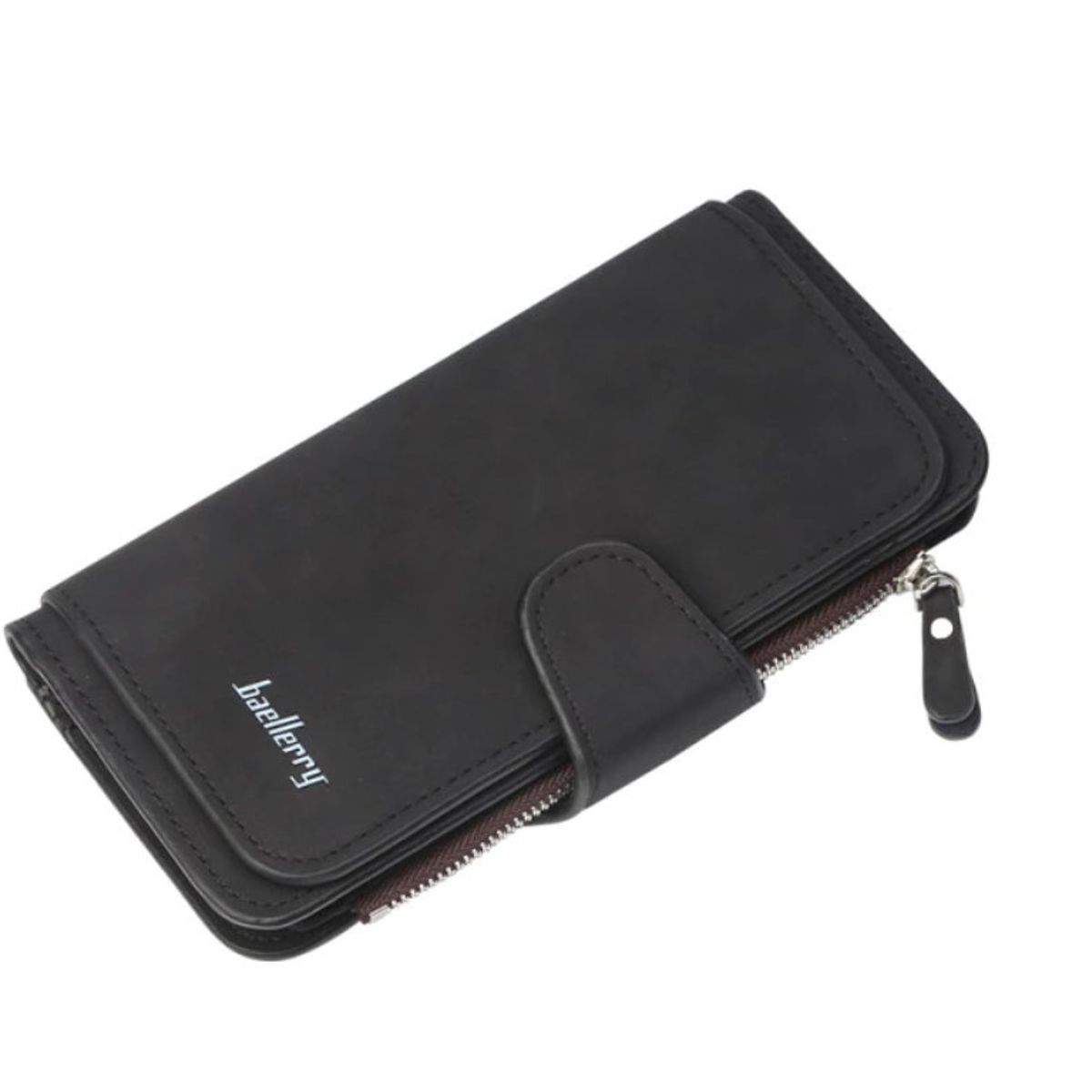 BAELLERRY - Billetera Larga Cuero Pu Lujo Moda Casual Mujer Baellerry