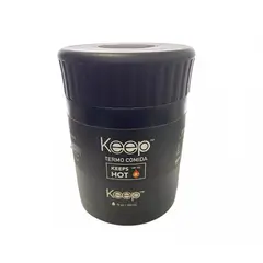 KEEP - Termo De Comida Acero Inoxidable 450 Ml Colores - Negro