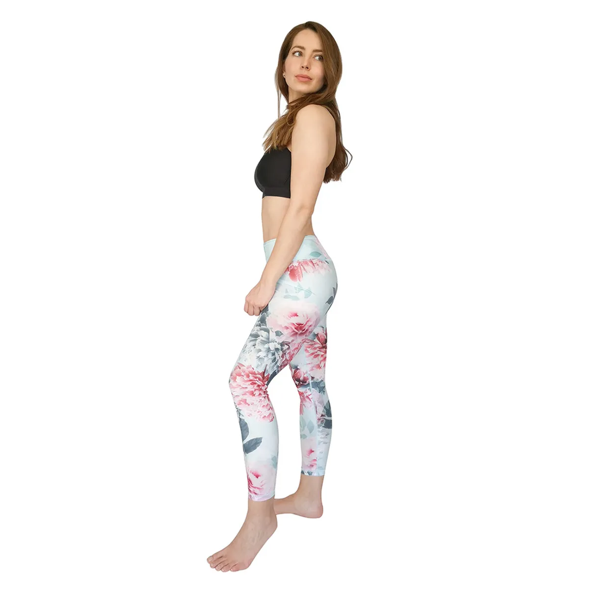 H2O WEAR - Mujer Calza Legging H2O Wear Flores Rosado