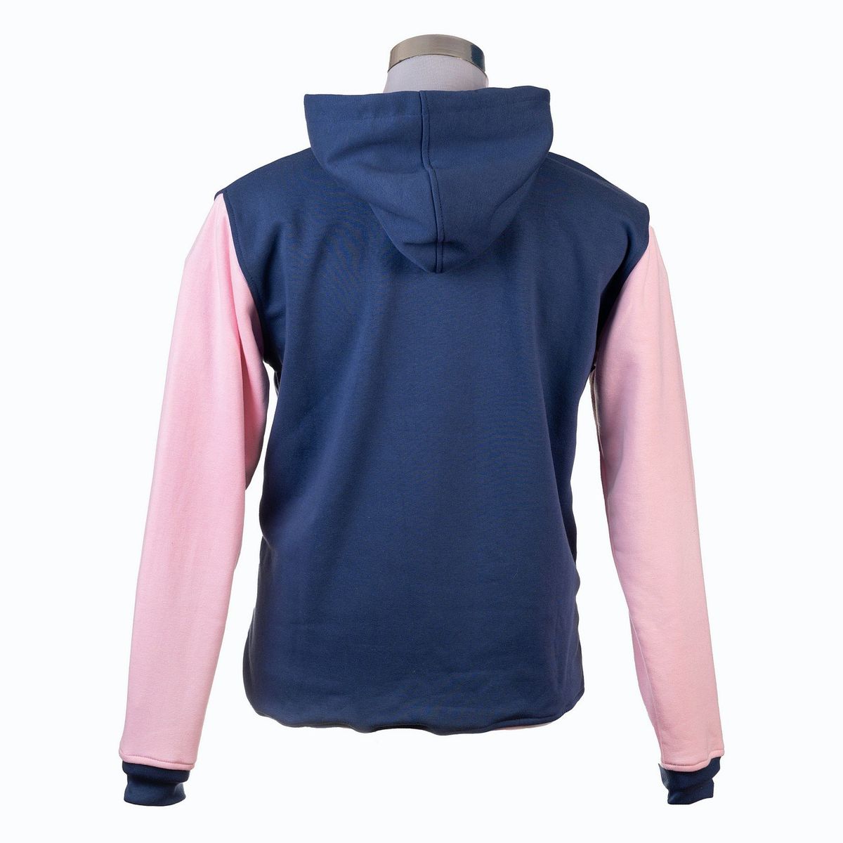 GENERICO - Poleron con capucha azul-rosa