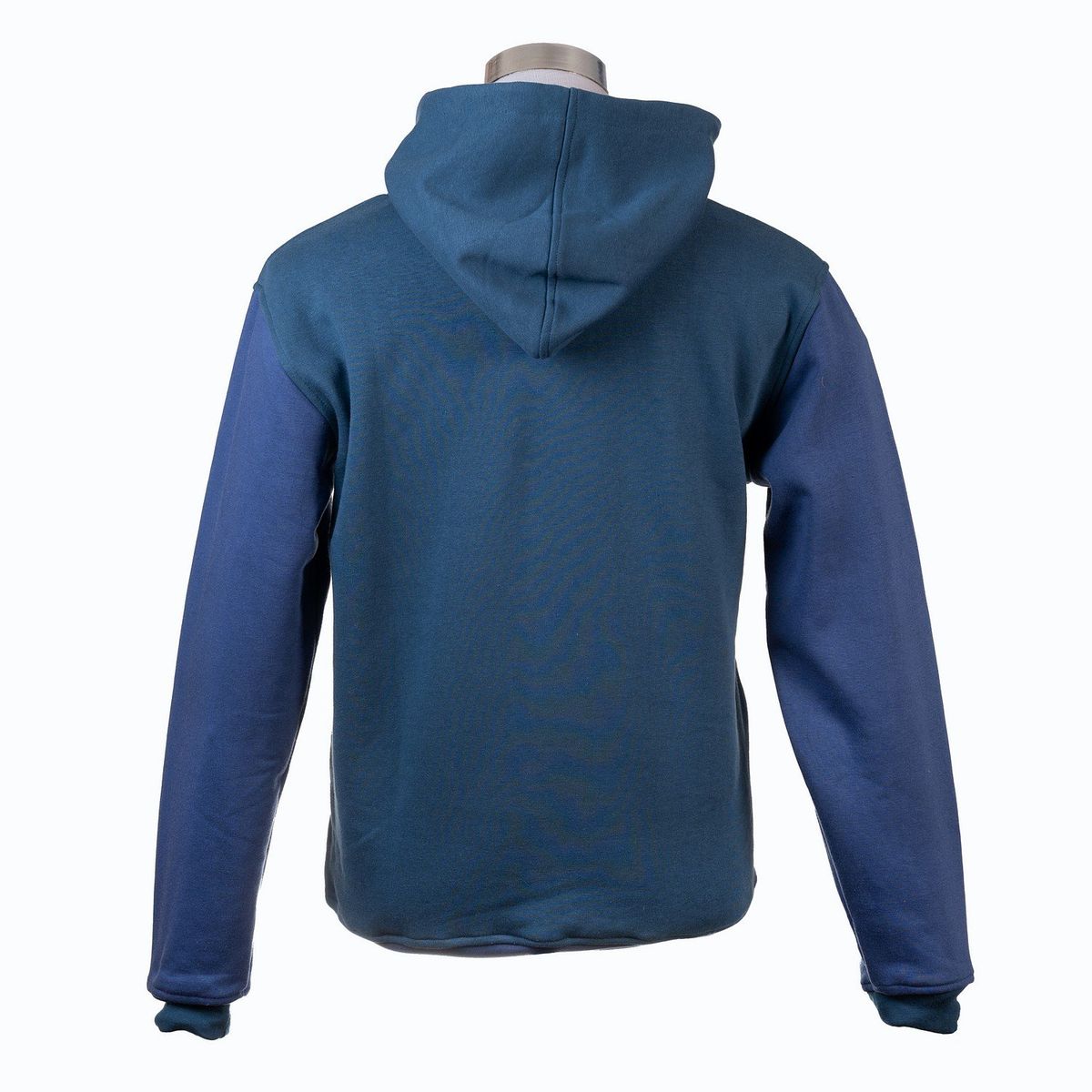 GENERICO - Poleron infantil con capucha verde-azul