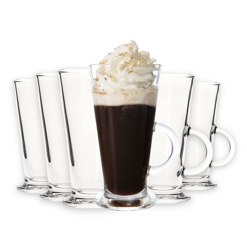 G HORSE - set de 6 taza de vidrio columbia 260ml