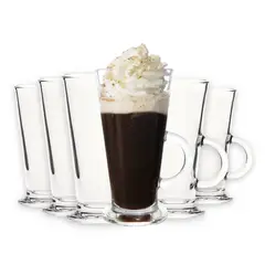 G HORSE - Set de 6 taza de vidrio columbia 260ml