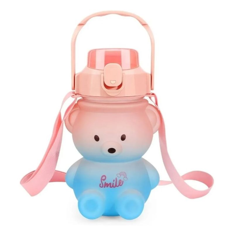 GENERICO - Botella De Agua Grande Oso Kawai Capacidad 1400ml