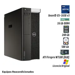 DELL - Computador Workstation Precision T5810 - Intel Xeon 16gb SSD240gb ATI8gb