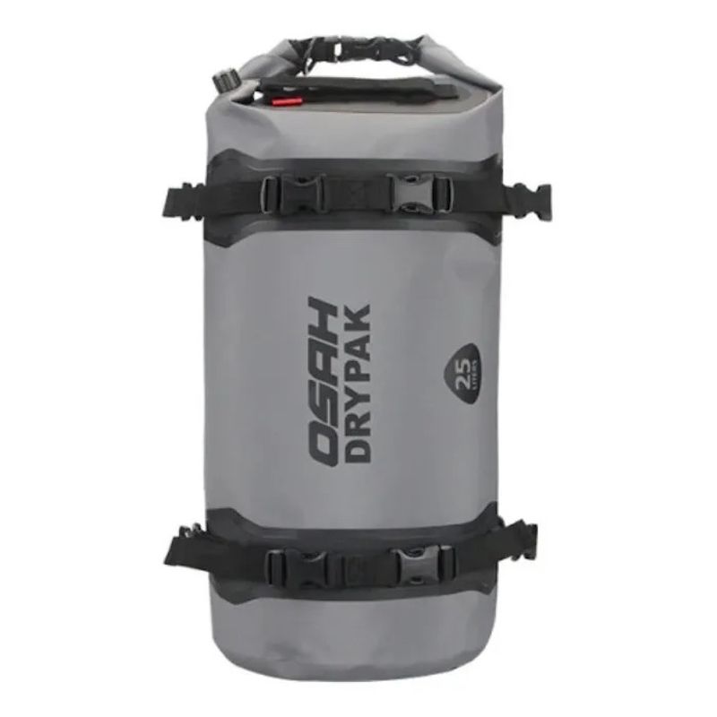 OSAH DRYPAK - Bolso Motocicleta Impermeable Con Anclajes 25lts Osah Drypak