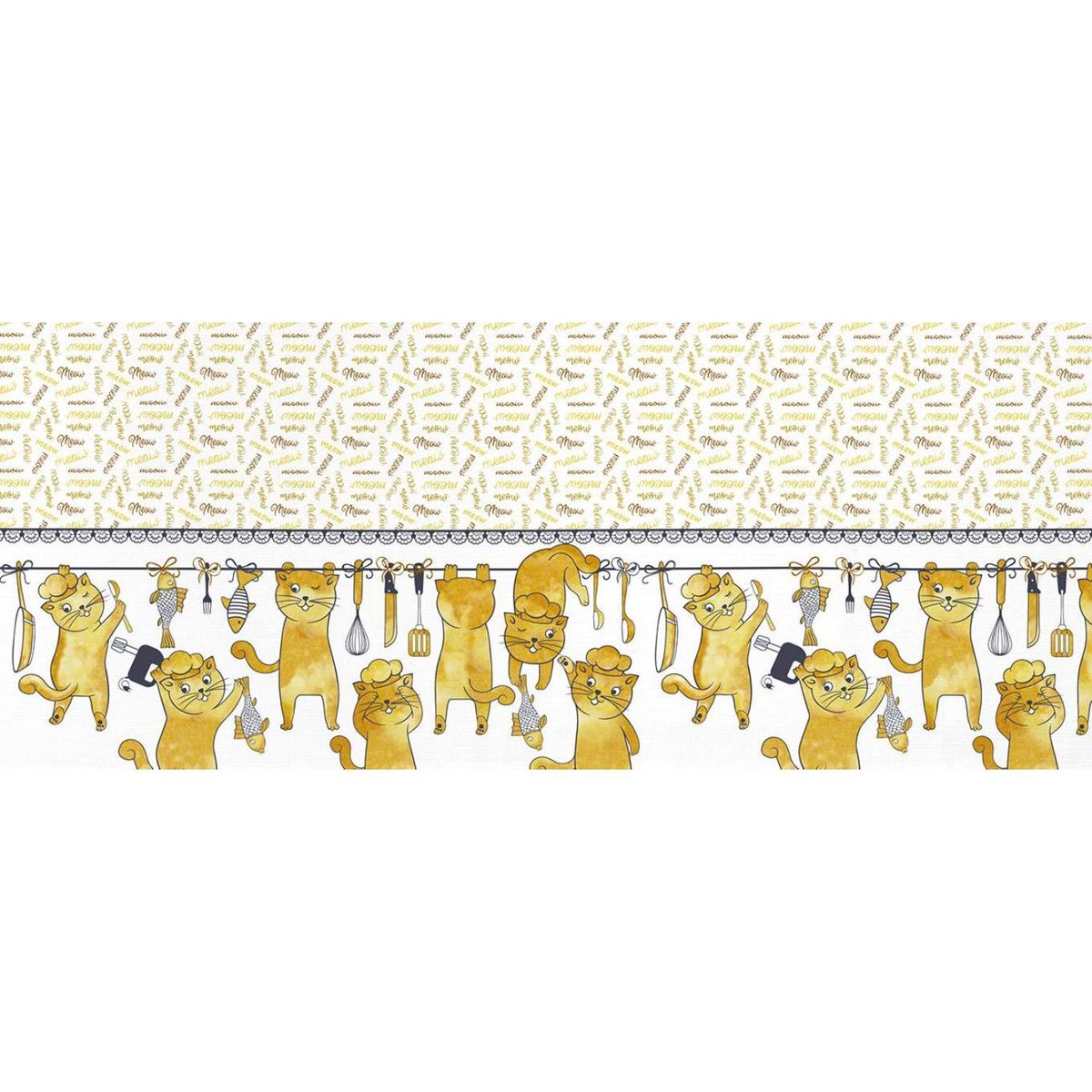 TEKA - Mantel 140 X 210 cm - Estampado Gatitos