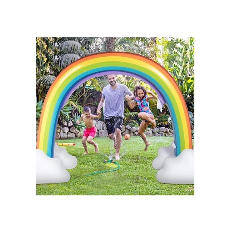 GENERICO - Arco Iris Nubes Inflable Rociador Niño Niña 310 Piscina