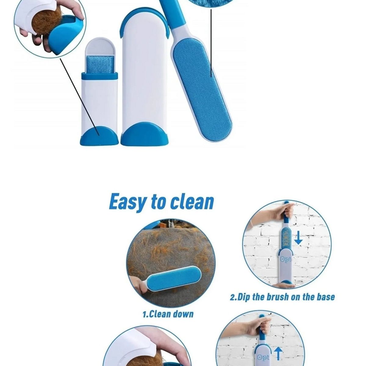 GENERICO - Quita Pelusas Saca Pelos Rodillo Quita Pelusas Atrapa Pelusa