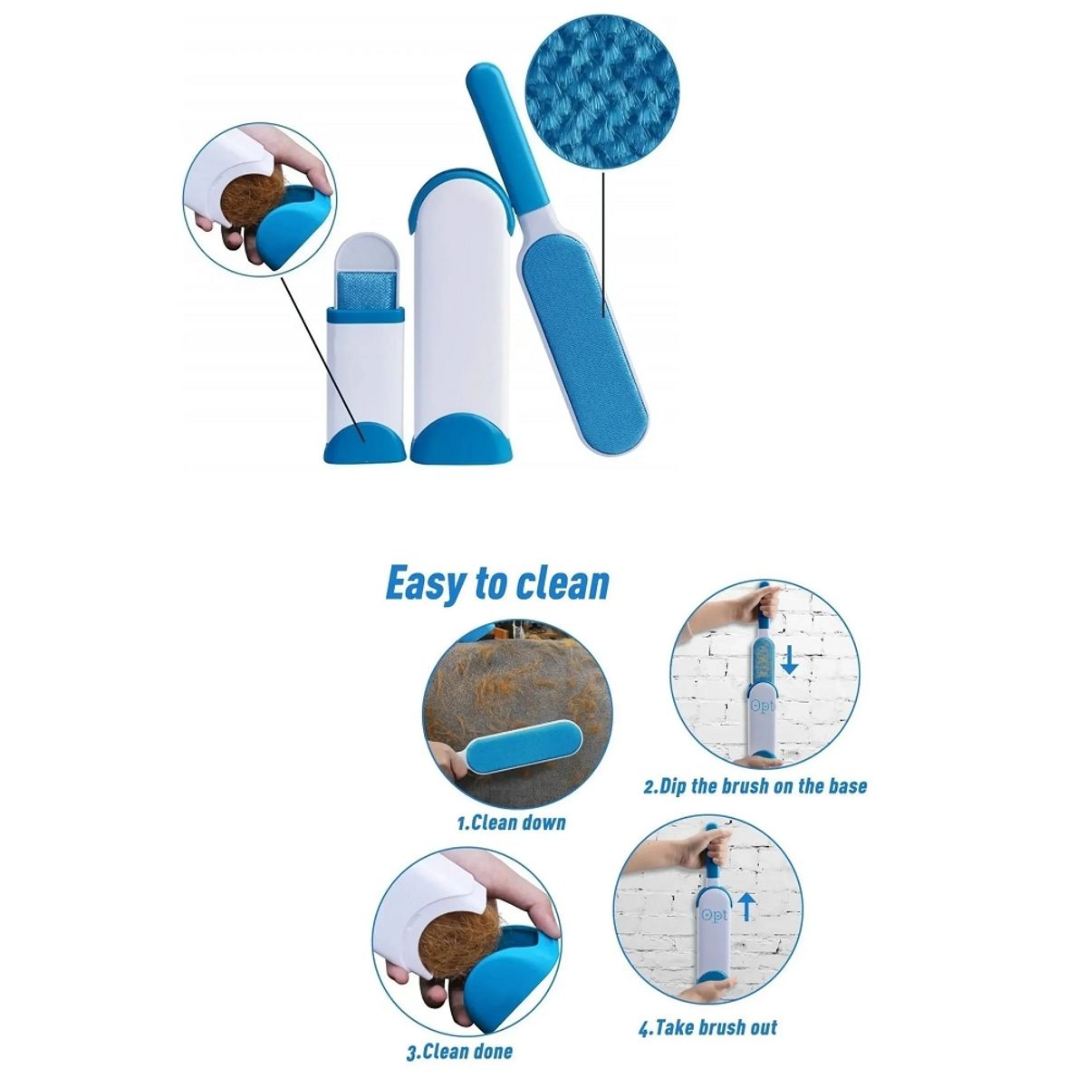 GENERICO - Quita Pelusas Saca Pelos Rodillo Quita Pelusas Atrapa Pelusa