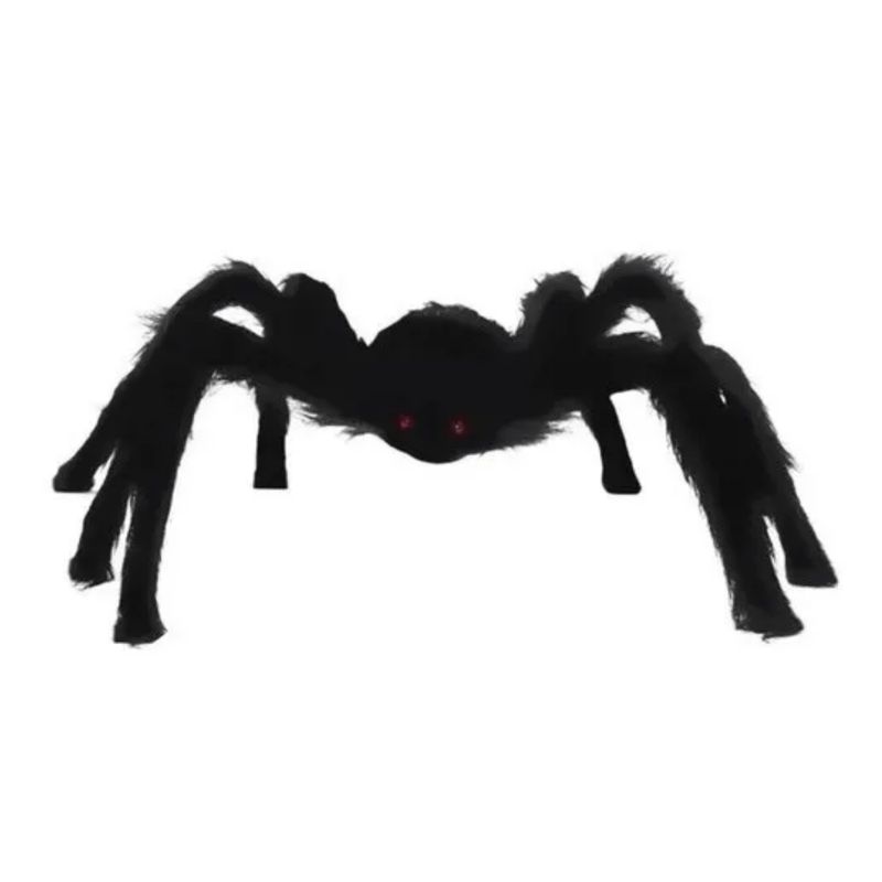 GENERICO - Peluche Araña Grande Halloween 90 Cm