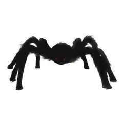 GENERICO - Peluche Araña Grande Halloween 90 Cm