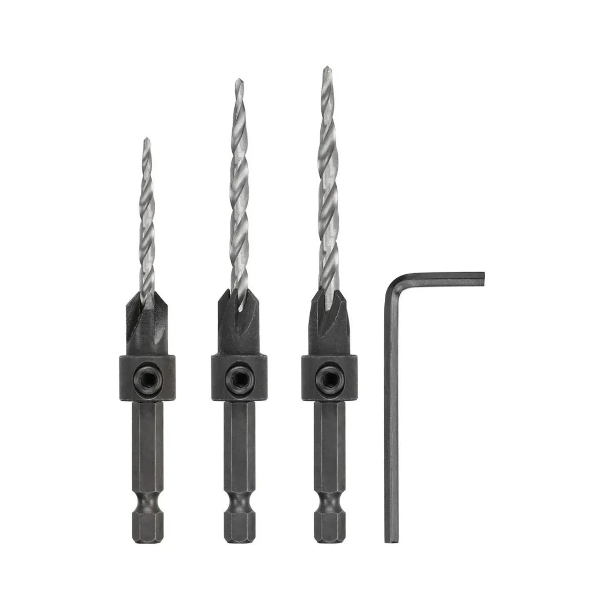 DEWALT - Set 3 Brocas Avellanadoras #6-#8-#10 Dewalt Dw2535