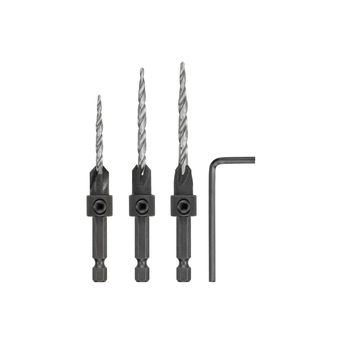 DEWALT - Set 3 Brocas Avellanadoras #6-#8-#10 Dewalt Dw2535