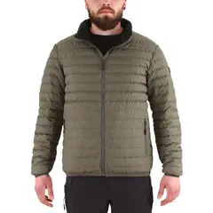 HARDWORK - Parka Pluma Hw Goose Reversible Negro/Verde Oliva