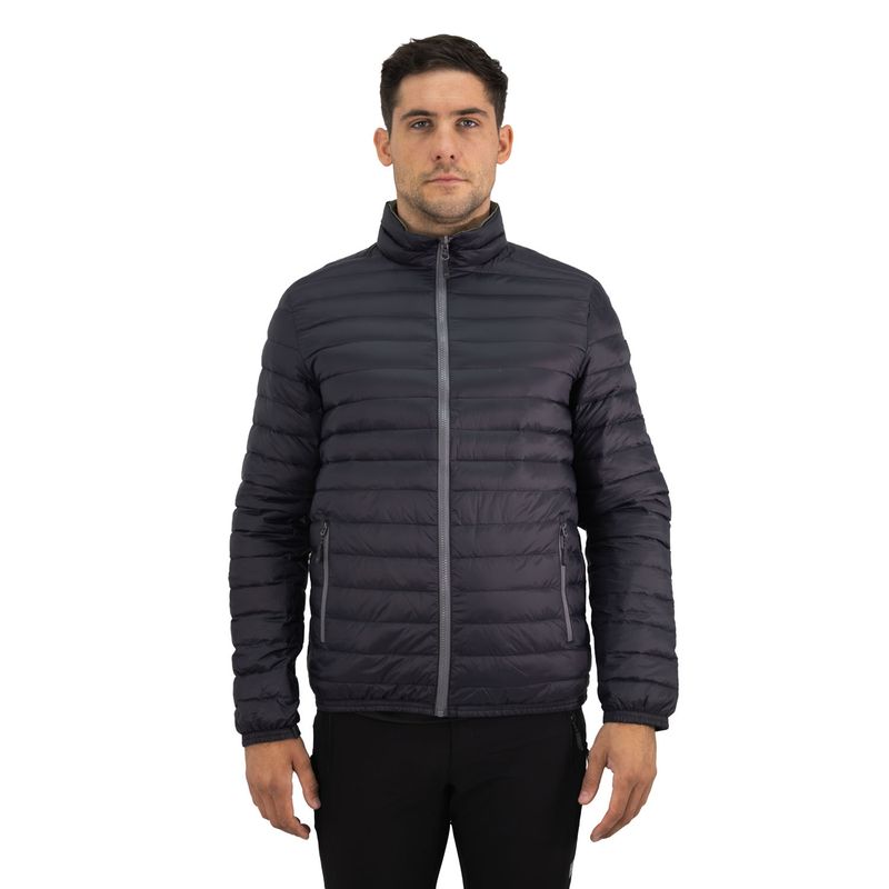 HARDWORK - Parka Pluma Hw Goose Reversible Negro/Verde Oliva.-