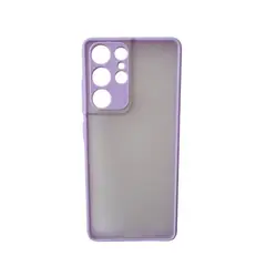 GENERICO - Carcasa Silicona Premium Color Lila Matte Para Samsung S21 Ultra