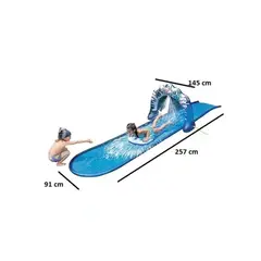 GENERICO - Tobogan Deslizante Acuatico Inflable Rociador 313 Jp Ideas