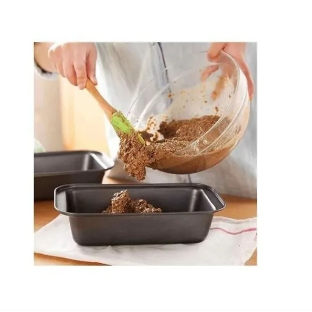 GENERICO - Pack X2 Molde Para Queques Repostería Moldes Para Pan Moldes.