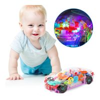 Auto transparente de Engranaje con Luz y Sonido