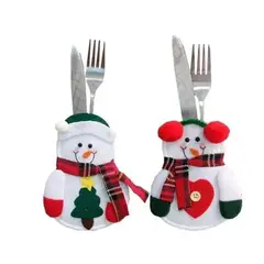 GENERICO - Porta Cubierto Navidad 3 Piezas/mesa Navidad/adorno Navidad