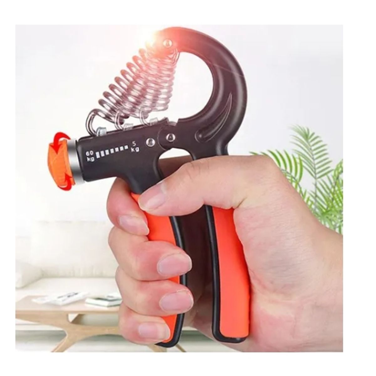 GENERICO - Ejercitador Antebrazo Mano Muñeca Graduable 5 A 60 Kg