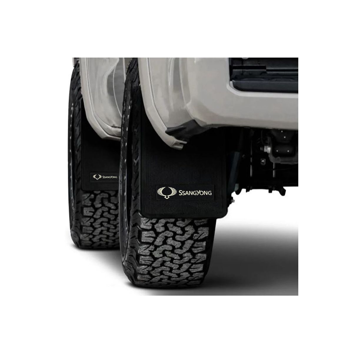 GENERICO - Pack 4 Guardafango Ssangyong Para Camionetas Universal