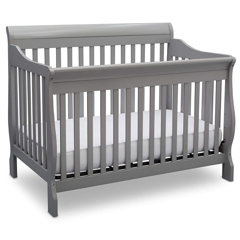 DELTA CHILDREN - CUNA BLANCA 4 EN 1 CLERMONT GRIS DELTA CHILDREN