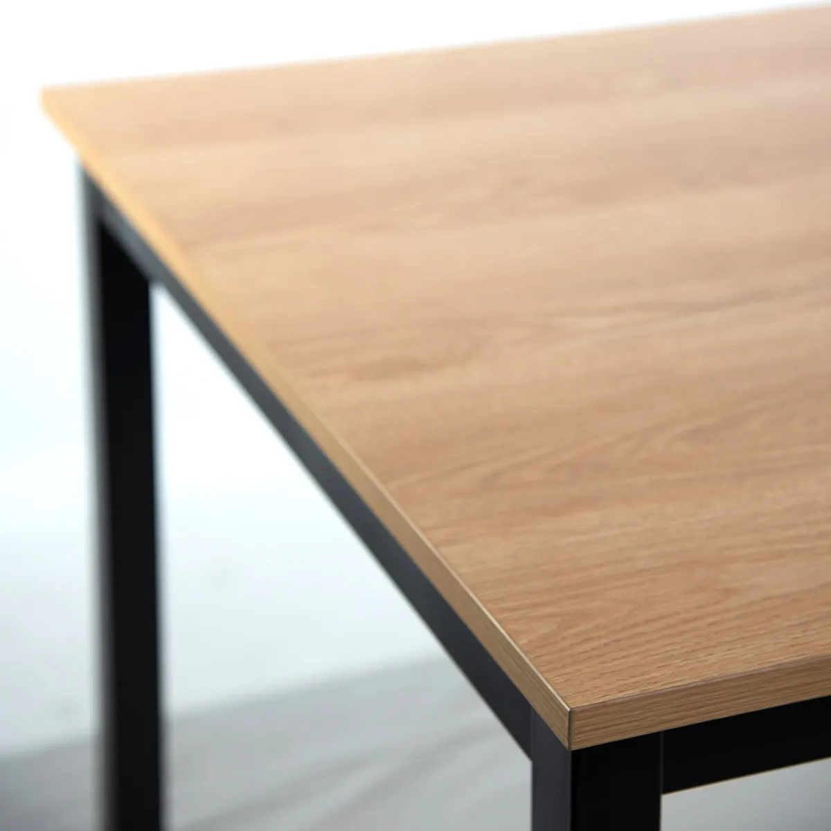 NECTAR - Escritorio de Madera de Acacia y Metal Moderno Minimalista y Resistente 65x150x80cm