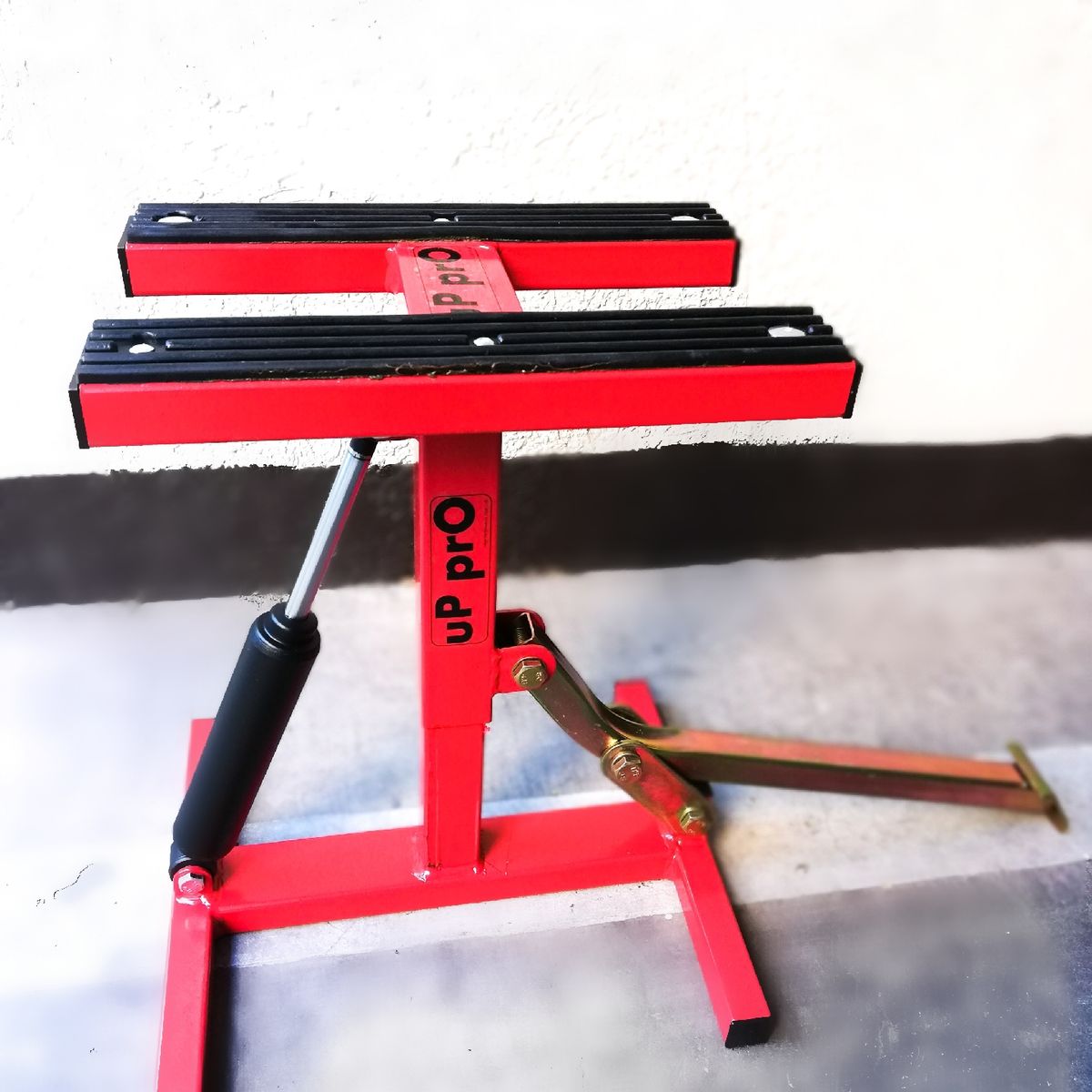 GENERICO - Caballete Elevador Moto Con Amortiguador