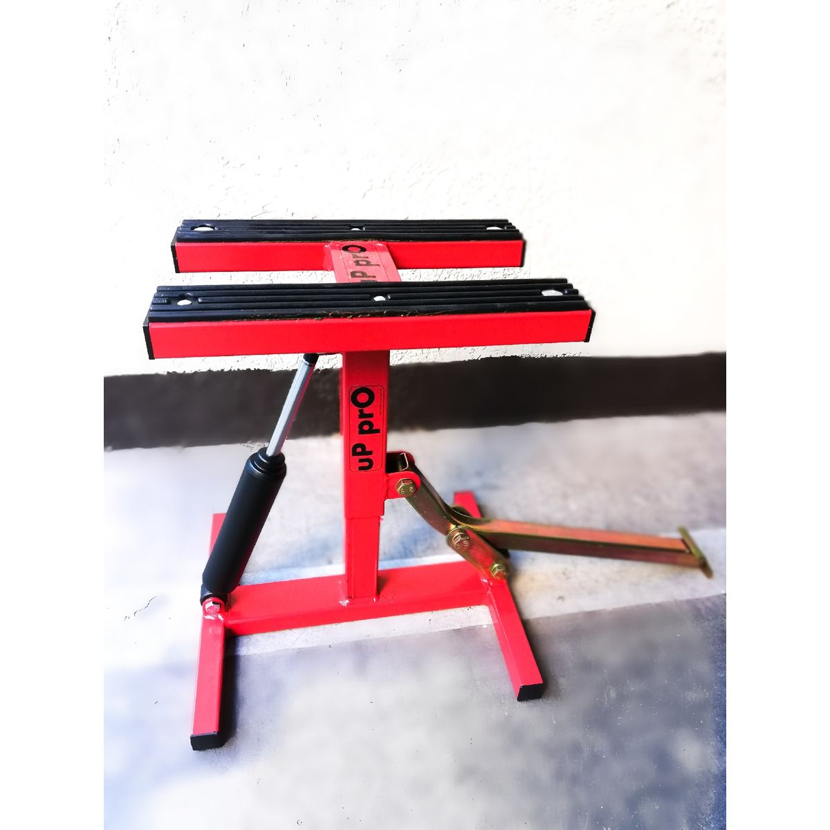 GENERICO - Caballete Elevador Moto Con Amortiguador