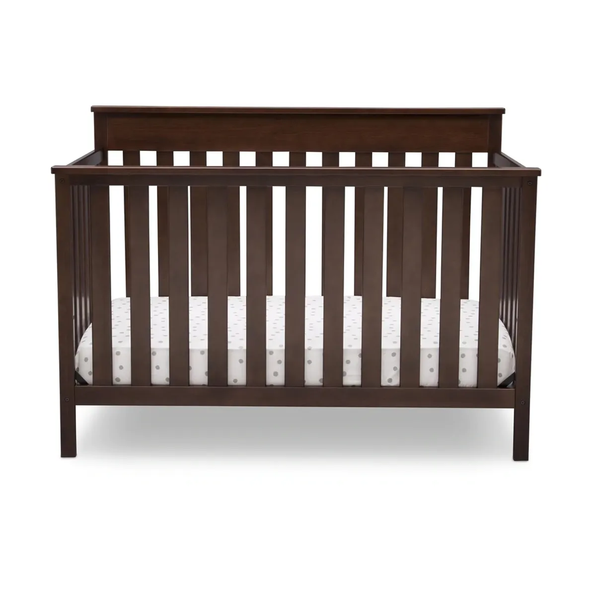 DELTA CHILDREN - CUNA DE MADERA SOLIDA CONVERTIBLE 4 EN 1 KINGSWOOD