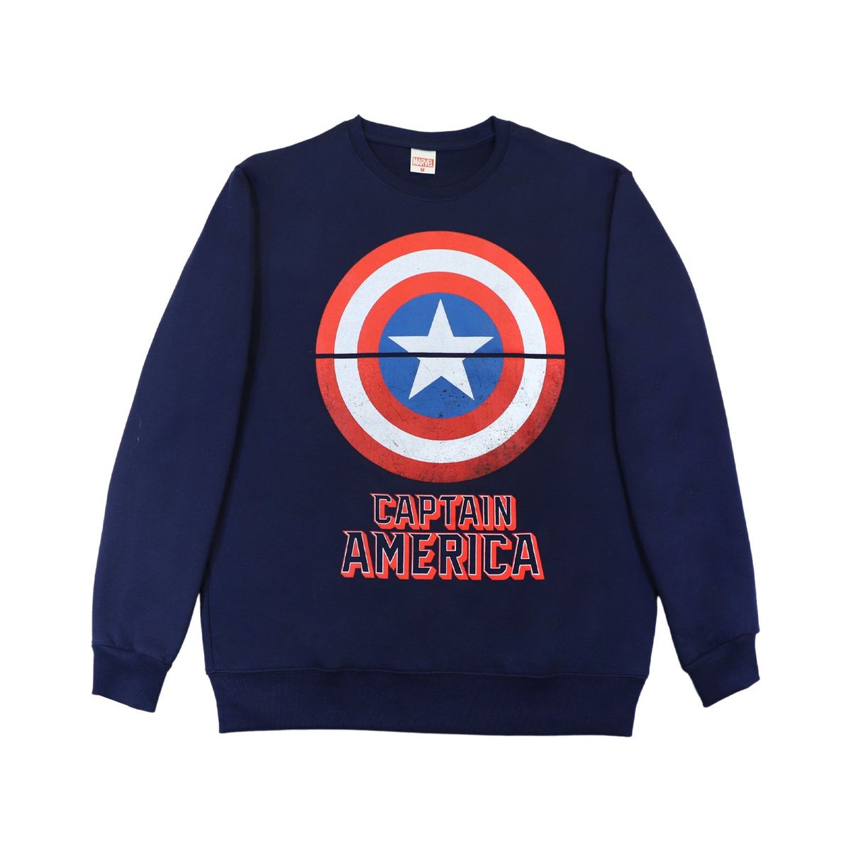 MARVEL - Poleron Hombre Capitan America Shield Azul Marvel