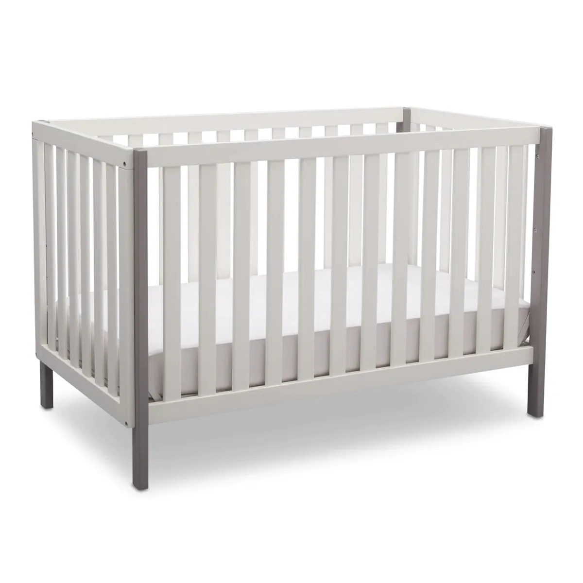 DELTA CHILDREN - CUNA DE MADERA SOLIDA CONVERTIBLE 3 EN 1 MILO